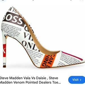 Steve Madden Multicolor Print Heels